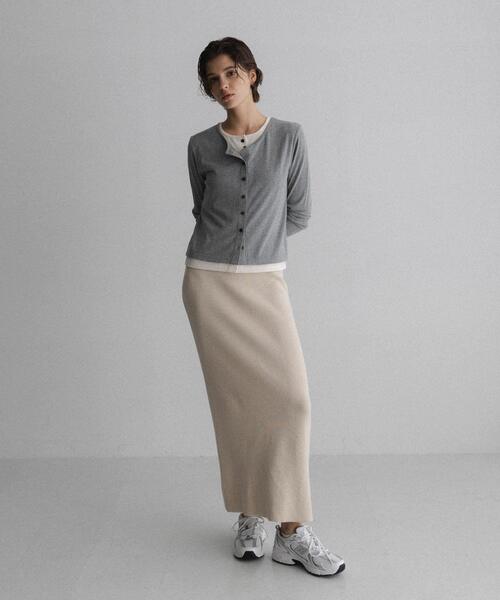 URBAN RESEARCH Sonny Label(アーバンリサーチサニーレーベル)の「汗ジミ防止レイヤードライクカットプルオーバー(Tシャツ/カットソー・レディース・ブラウン/ネイビー/グレー・FREE)」の8枚目の写真