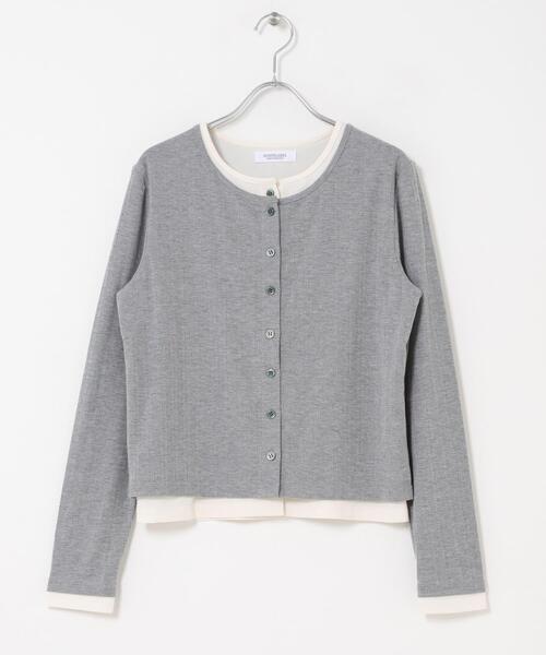 URBAN RESEARCH Sonny Label(アーバンリサーチサニーレーベル)の「汗ジミ防止レイヤードライクカットプルオーバー(Tシャツ/カットソー・レディース・ブラウン/ネイビー/グレー・FREE)」の9枚目の写真