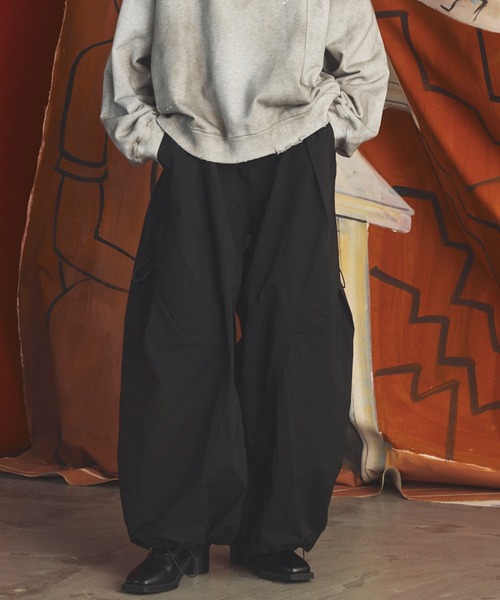 MAISON SPECIAL(メゾンスペシャル)の「《UNISEX》Double-Layer One-Tuck Three-dimensional Cut Prime-Wide Pants/2レイヤーワンタック3Dカットプライムワイドパンツ【MAISON SPECIAL/メゾンスペシャル】■セットアップ対応■(その他パンツ・メンズ・グレイッシュベージュ/ブラック・0/1/2)」の1枚目の写真