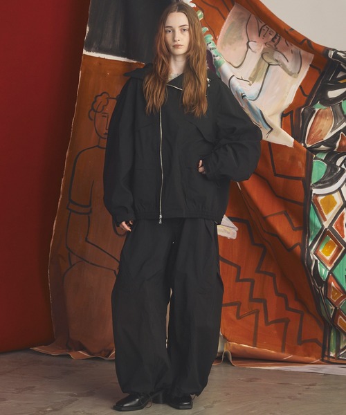 MAISON SPECIAL(メゾンスペシャル)の「《UNISEX》Double-Layer One-Tuck Three-dimensional Cut Prime-Wide Pants/2レイヤーワンタック3Dカットプライムワイドパンツ【MAISON SPECIAL/メゾンスペシャル】■セットアップ対応■(その他パンツ・メンズ・グレイッシュベージュ/ブラック・0/1/2)」の7枚目の写真