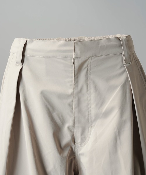 MAISON SPECIAL(メゾンスペシャル)の「《UNISEX》Double-Layer One-Tuck Three-dimensional Cut Prime-Wide Pants/2レイヤーワンタック3Dカットプライムワイドパンツ【MAISON SPECIAL/メゾンスペシャル】■セットアップ対応■(その他パンツ・メンズ・グレイッシュベージュ/ブラック・0/1/2)」の22枚目の写真
