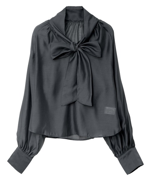 KOBE LETTUCE(コウベレタス)の「ボウタイシアーブラウス(シャツ/ブラウス・レディース・ボルドー/ピンク・M)」の13枚目の写真