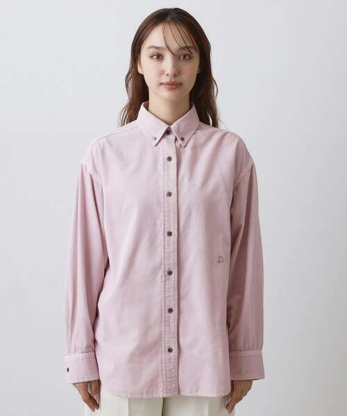 DRESSTERIOR(ドレステリア)の「【軽やかな着心地】コーデュロイ オーバーサイズシャツ(シャツ/ブラウス・レディース・ベージュ/ベビーピンク・36/38)」の8枚目の写真