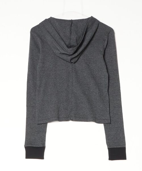 Robert P.Miller（ロバート ピー ミラー）の「Robert P. Miller/Prib Henley hoodie（Tシャツ/カットソー・レディース・ブラウン/グレー・FREE）」の3枚目の写真
