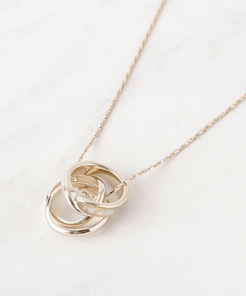 SHOO・LA・RUE(シューラルー)の「【2WAY】エポリングネックレス(ネックレス・レディース・ピンクゴールド/シルバー/ゴールド・00)」の3枚目の写真
