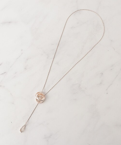 SHOO・LA・RUE(シューラルー)の「【2WAY】エポリングネックレス(ネックレス・レディース・ピンクゴールド/シルバー/ゴールド・00)」の7枚目の写真