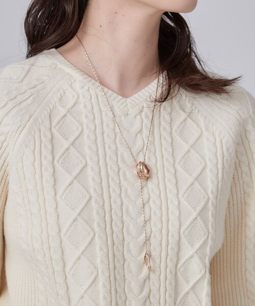 SHOO・LA・RUE(シューラルー)の「【2WAY】エポリングネックレス(ネックレス・レディース・ピンクゴールド/シルバー/ゴールド・00)」の10枚目の写真