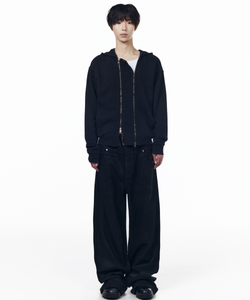 AAKAM(アーカム)の「Glazed Wax Denim Pants (Black)(デニムパンツ・レディース・その他・1/2/0)」の9枚目の写真