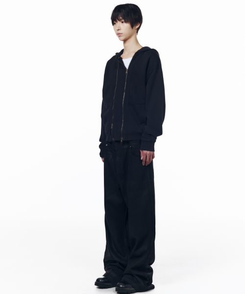 AAKAM(アーカム)の「Glazed Wax Denim Pants (Black)(デニムパンツ・レディース・その他・1/2/0)」の10枚目の写真