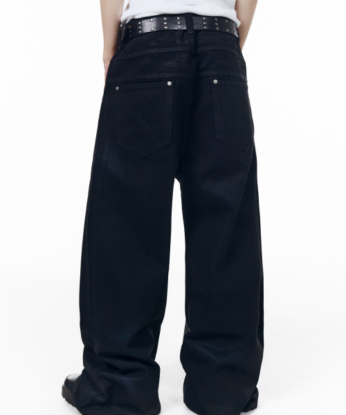 AAKAM(アーカム)の「Glazed Wax Denim Pants (Black)(デニムパンツ・レディース・その他・1/2/0)」の15枚目の写真