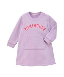 MIKI HOUSE（ミキハウス）の「【WEB限定】カレッジロゴワンピース（ワンピース）」