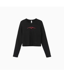 MNS x American apparel 261 Crop Long-Sleeves_Black