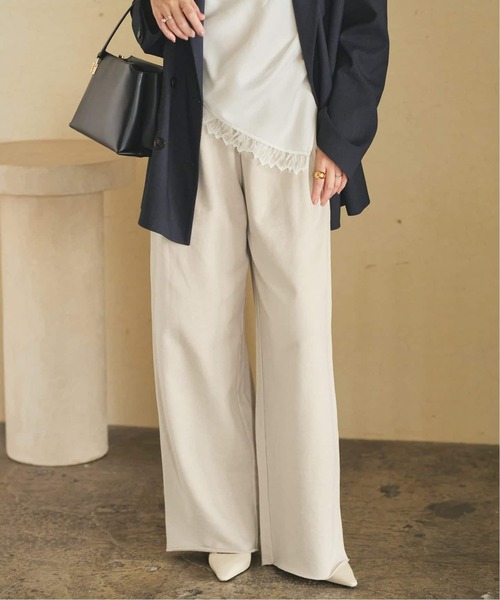 plage(プラージュ)の「《追加》JOHNBULL / ジョンブル 別注 SWEAT WIDE パンツ 3(スウェットパンツ・レディース・ブラウン系その他/アイボリー・36/38)」の3枚目の写真