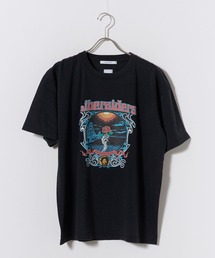 Liberaiders(リベレイダース)の「Liberaiders/リベレイダース DEAD ROSE TEE プリントTシャツ クルーネック コットン ストリート メンズ 2026年秋冬(Tシャツ/カットソー)」