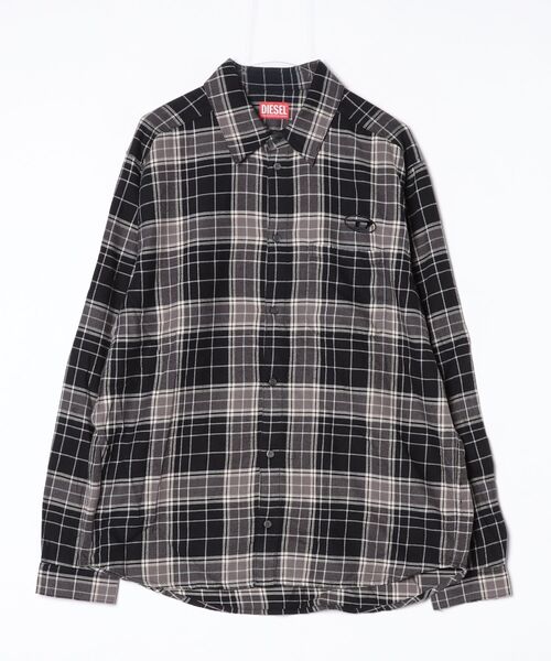 DIESEL(ディーゼル)の「メンズ シャツ S-SIMPLY-HNBI(シャツ/ブラウス・メンズ・ブラック系その他・44/46/48/52/54)」の1枚目の写真