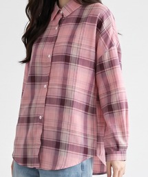 抜け感をプラス♪ロングシーズン活躍するシアーチェックシャツ