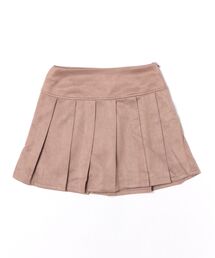 【CECIL McBEE】インパンツ付きスエードポンチプリーツミニスカート