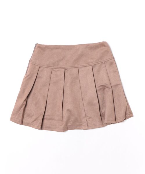CECIL McBEE（セシルマクビー）の「【CECIL McBEE】インパンツ付きスエードポンチプリーツミニスカート（スカート・レディース・ブラック/モカ・61/64）」の3枚目の写真