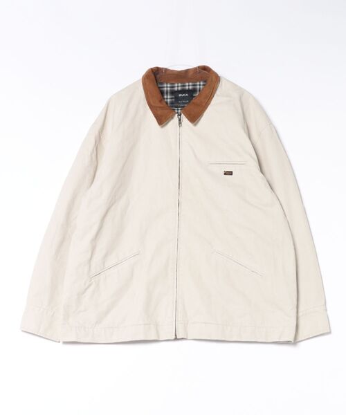 RVCA（ルーカ）の「RVCA メンズ FOR MAKERS JKT ジャケット 【2026年秋冬モデル】（カーディガン/ボレロ・メンズ・ブラック系その他/ライトカーキ/ブラウン系その他・SMALL/X-LARGE/LARGE/MEDIUM）」の3枚目の写真