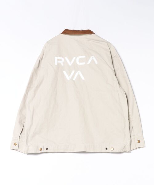 RVCA（ルーカ）の「RVCA メンズ FOR MAKERS JKT ジャケット 【2026年秋冬モデル】（カーディガン/ボレロ・メンズ・ブラック系その他/ライトカーキ/ブラウン系その他・SMALL/X-LARGE/LARGE/MEDIUM）」の4枚目の写真