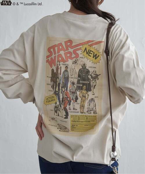 VENCEEXCHANGE(ヴァンスエクスチェンジ)の「スター・ウォーズ デザイン袖プリントロンT(Tシャツ/カットソー・メンズ・アイボリー/ダークグレー/ブラック/オフホワイト・LL/L/M)」の12枚目の写真