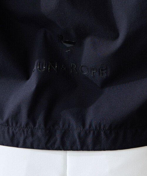 JUN&ROPE'（ジュンアンドロペ）の「ライトウェイトタフタ撥水ブルゾン/防風・撥水（ブルゾン・レディース・グレー/ホワイト/ブラック・M/S/L）」の9枚目の写真