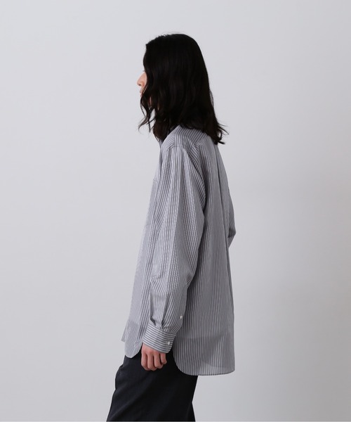 YLEVE(イレーヴ)の「YLEVE / ACETATE CUPRA STRIPE SHIRT(シャツ/ブラウス・メンズ・ブラック系その他・3/4)」の3枚目の写真