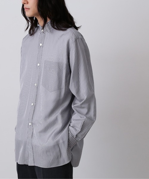YLEVE(イレーヴ)の「YLEVE / ACETATE CUPRA STRIPE SHIRT(シャツ/ブラウス・メンズ・ブラック系その他・3/4)」の6枚目の写真