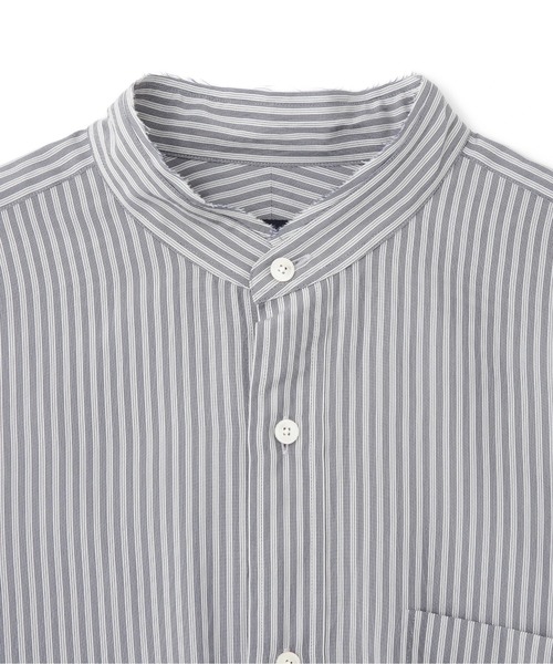 YLEVE(イレーヴ)の「YLEVE / ACETATE CUPRA STRIPE SHIRT(シャツ/ブラウス・メンズ・ブラック系その他・3/4)」の10枚目の写真