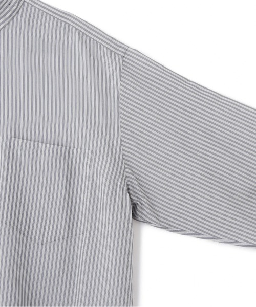 YLEVE(イレーヴ)の「YLEVE / ACETATE CUPRA STRIPE SHIRT(シャツ/ブラウス・メンズ・ブラック系その他・3/4)」の11枚目の写真