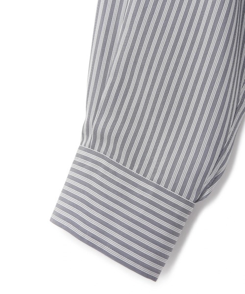 YLEVE(イレーヴ)の「YLEVE / ACETATE CUPRA STRIPE SHIRT(シャツ/ブラウス・メンズ・ブラック系その他・3/4)」の13枚目の写真