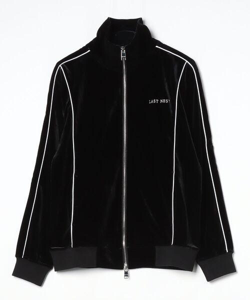 LAST NEST(ラストネスト)の「LAST NEST/ラストネスト/Velvet Track Jacket / Black(その他アウター・メンズ・ブラック・L/M)」の5枚目の写真