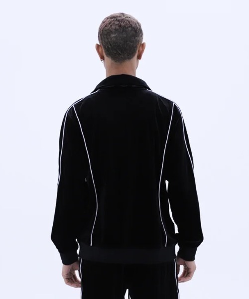 LAST NEST(ラストネスト)の「LAST NEST/ラストネスト/Velvet Track Jacket / Black(その他アウター・メンズ・ブラック・L/M)」の3枚目の写真