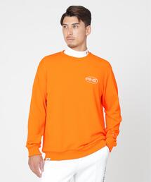 PING（ピン）の「[PING APPAREL][吸水速乾・UVケア]10カラーMr.PINGダンシングロゴクルーネックプルオーバー (MENS)（スウェット）」