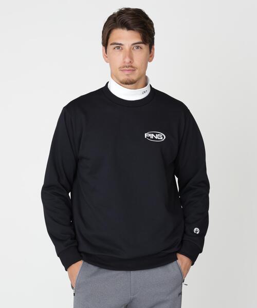 PING（ピン）の「［PING APPAREL］［吸水速乾・UVケア］10カラーMr.PINGダンシングロゴクルーネックプルオーバー (MENS)（スウェット・メンズ・ブラック/ホワイト/ブルー/ゴールド/ブラウン/シルバー/オレンジ/ワイン/グリーン/レッド・M/L/LL1/LL）」の11枚目の写真