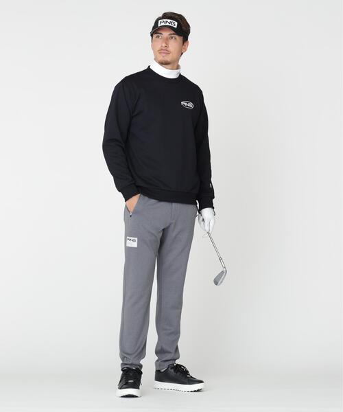 PING（ピン）の「［PING APPAREL］［吸水速乾・UVケア］10カラーMr.PINGダンシングロゴクルーネックプルオーバー (MENS)（スウェット・メンズ・ブラック/ホワイト/ブルー/ゴールド/ブラウン/シルバー/オレンジ/ワイン/グリーン/レッド・M/L/LL1/LL）」の12枚目の写真