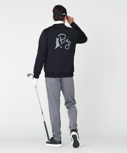 PING（ピン）の「［PING APPAREL］［吸水速乾・UVケア］10カラーMr.PINGダンシングロゴクルーネックプルオーバー (MENS)（スウェット・メンズ・ブラック/ホワイト/ブルー/ゴールド/ブラウン/シルバー/オレンジ/ワイン/グリーン/レッド・M/L/LL1/LL）」の13枚目の写真