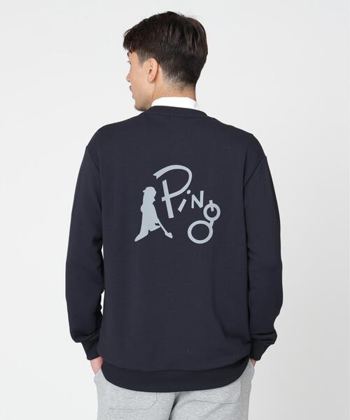 PING（ピン）の「［PING APPAREL］［吸水速乾・UVケア］10カラーMr.PINGダンシングロゴクルーネックプルオーバー (MENS)（スウェット・メンズ・ブラック/ホワイト/ブルー/ゴールド/ブラウン/シルバー/オレンジ/ワイン/グリーン/レッド・M/L/LL1/LL）」の14枚目の写真