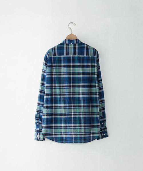 Steven Alan（スティーブンアラン）の「＜Steven Alan＞ COTTON SILK CHECK SINGLENEEDLE BD/ｼｬﾂ（シャツ/ブラウス・メンズ・コバルトブルー・X-LARGE/MEDIUM/SMALL/LARGE）」の2枚目の写真