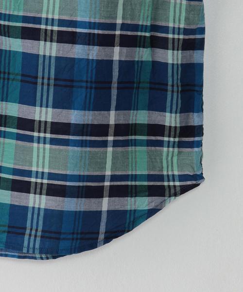 Steven Alan（スティーブンアラン）の「＜Steven Alan＞ COTTON SILK CHECK SINGLENEEDLE BD/ｼｬﾂ（シャツ/ブラウス・メンズ・コバルトブルー・X-LARGE/MEDIUM/SMALL/LARGE）」の5枚目の写真