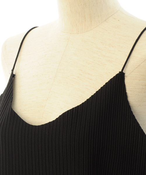 Luz Llena (NEY)（ラズレナニー）の「キャミソール×ワイドパンツセットアップ（キャミソール・レディース・アイボリー/ブラック・MEDIUM）」の5枚目の写真