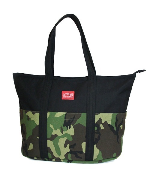 Manhattan Portage（マンハッタンポーテージ）の「Tompkins Tote Bag L（トートバッグ・メンズ・ダークネイビー/ブラック系その他/ブラック・LARGE）」の2枚目の写真