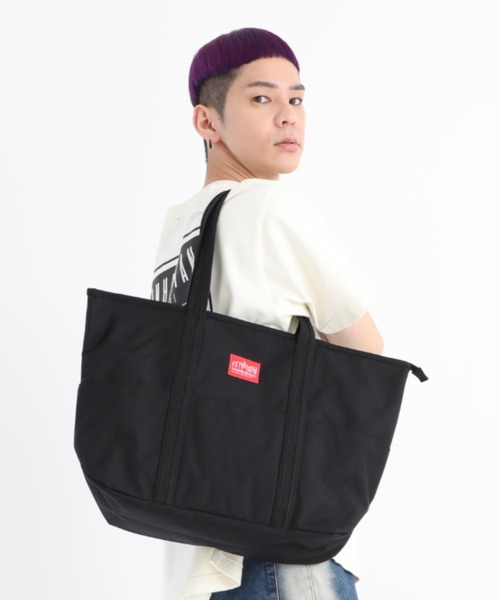 Manhattan Portage(マンハッタンポーテージ)の「Tompkins Tote Bag L(トートバッグ・メンズ・ダークネイビー/ブラック系その他/ブラック・LARGE)」の7枚目の写真