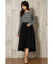 VENCEEXCHANGE | ソフトスェードイレヘムスカート                  (スカート)