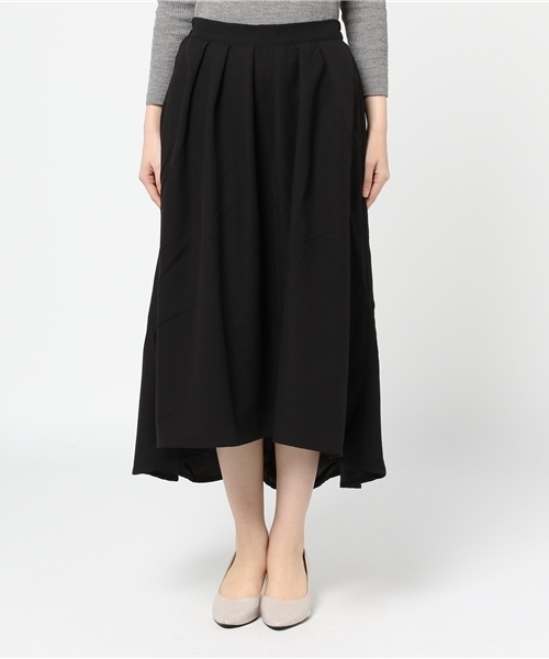 VENCEEXCHANGE（ヴァンスエクスチェンジ）の「ソフトスェードイレヘムスカート                  （スカート・レディース・ボルドー/ピンク/ブルー/ブラック・MEDIUM）」の5枚目の写真