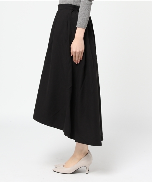 VENCEEXCHANGE（ヴァンスエクスチェンジ）の「ソフトスェードイレヘムスカート                  （スカート・レディース・ボルドー/ピンク/ブルー/ブラック・MEDIUM）」の6枚目の写真