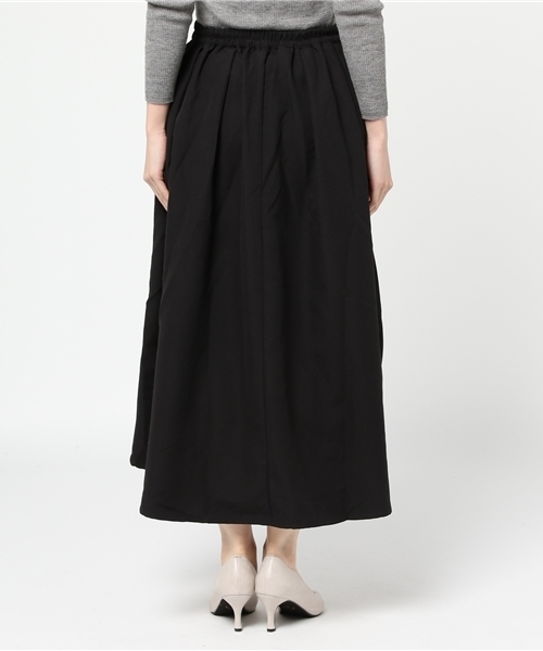 VENCEEXCHANGE（ヴァンスエクスチェンジ）の「ソフトスェードイレヘムスカート                  （スカート・レディース・ボルドー/ピンク/ブルー/ブラック・MEDIUM）」の7枚目の写真