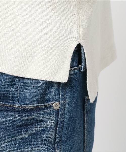 Honeys（ハニーズ）の「Ｖネックニットプルオーバー（ニット/セーター・レディース・ピンク/アイボリー/ブラック/杢グレー/ブルー・M/L）」の11枚目の写真