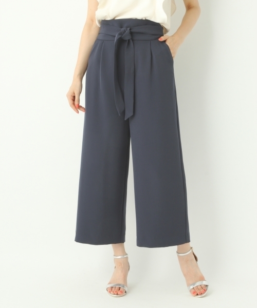 A part by（アパートバイ）の「【結婚式にも】P/フリルブラウス*ワイドパンツセットアップ 752330 （サロペット/オーバーオール・レディース・ボルドー/ネイビー/サックスブルー・MEDIUM/LARGE）」の17枚目の写真