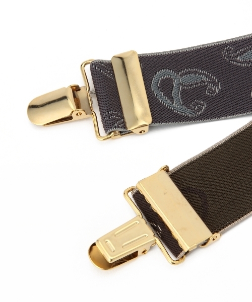 BEAMS BOY（ビームスボーイ）の「GEVAERT / ペイズリー サスペンダー（サスペンダー・レディース・グレー/ワイン・ONE SIZE）」の5枚目の写真